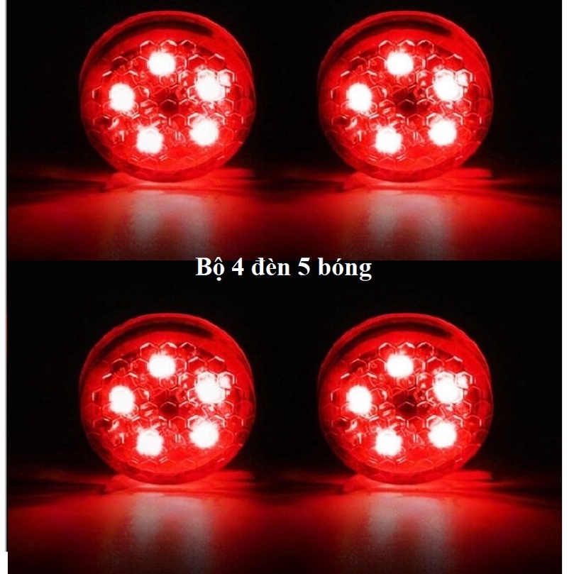 BỘ 4 đèn LED cảnh báo an toàn khi mở cửa xe ô tô, xe hơi