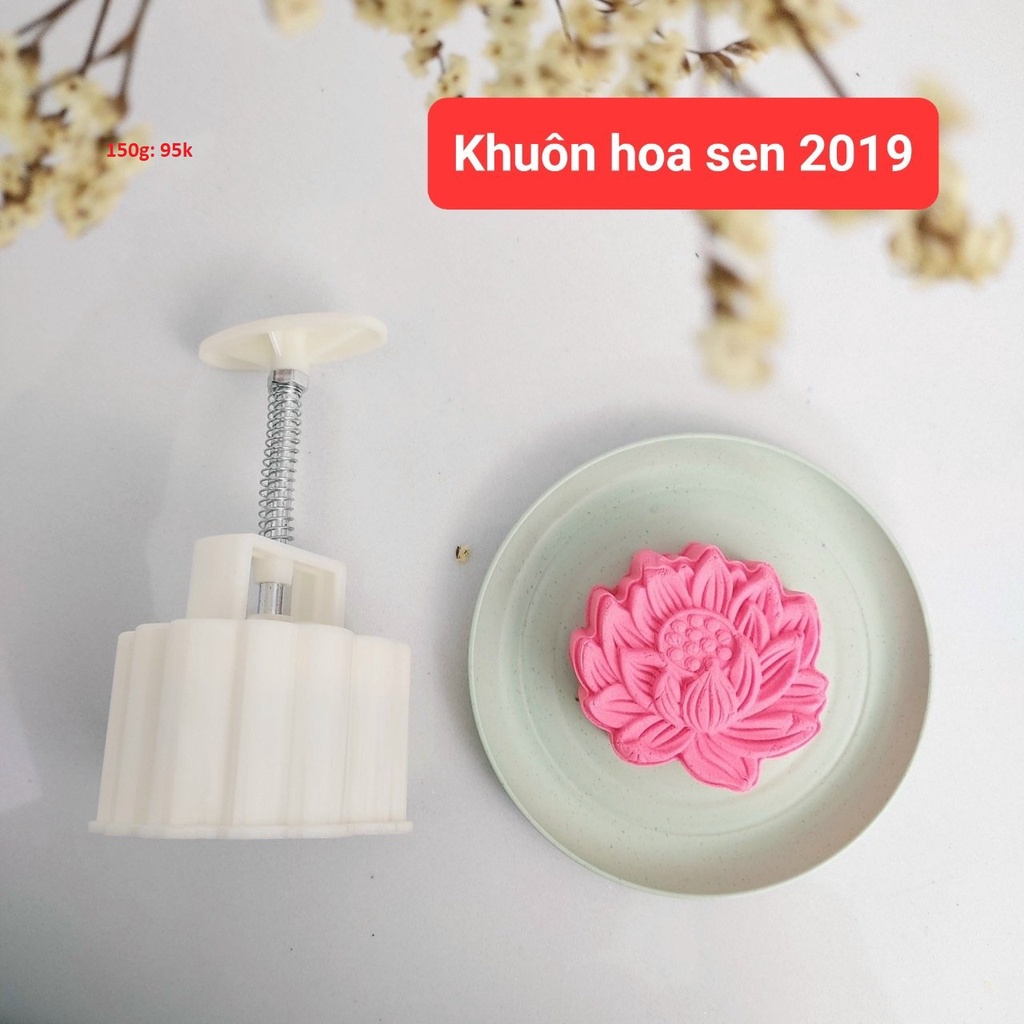 Khuôn trung thu lò xo đóng bánh 125g - 150g HOT 2022
