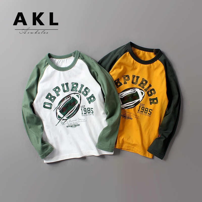 SIZE ĐẠI Áo thun dài tay bé trai AKL