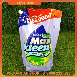 Nước giặt xả MaxKleen túi 3,8kg