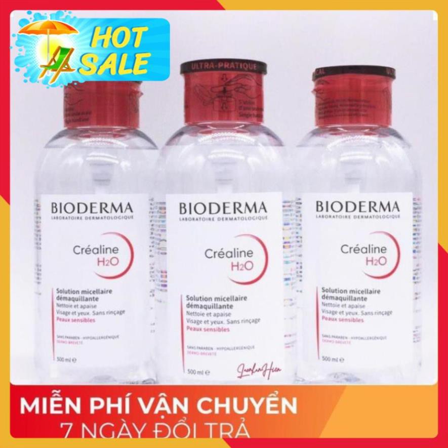 [ 𝑮𝒊𝒂̉𝒎 𝑮𝒊𝒂́ 48% ] Nước Tẩy Trang Bioderma ⚡️𝐌𝐢𝐞̂̃𝐧 𝐏𝐡𝐢́ 𝐒𝐡𝐢𝐩⚡️ Hàng Nội Địa Pháp Có Nút Nhấn 500ml