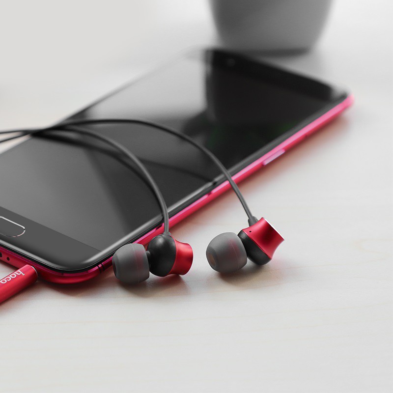 Tai nghe liền dây HOCO M51 có micro chân tròn 3.5mm Dành cho ĐT i-Phone táo Huawei Samsung Oppo Realme