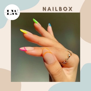 [ NAIL BOX ] MẪU VIỀN NHIỀU MÀU ĐỘC LẠ