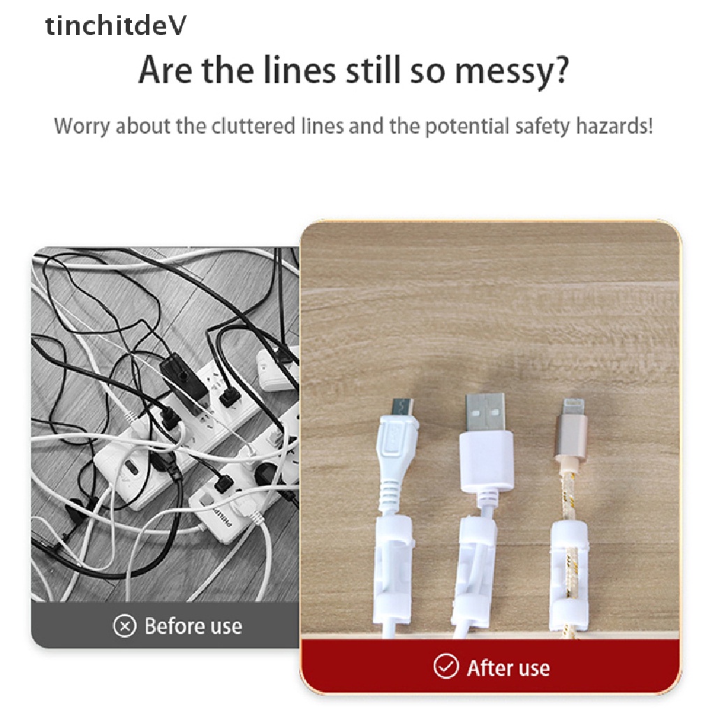 Bộ 20 Kẹp Cố Định Dây Cáp Gọn Gàng Tiện Dụng