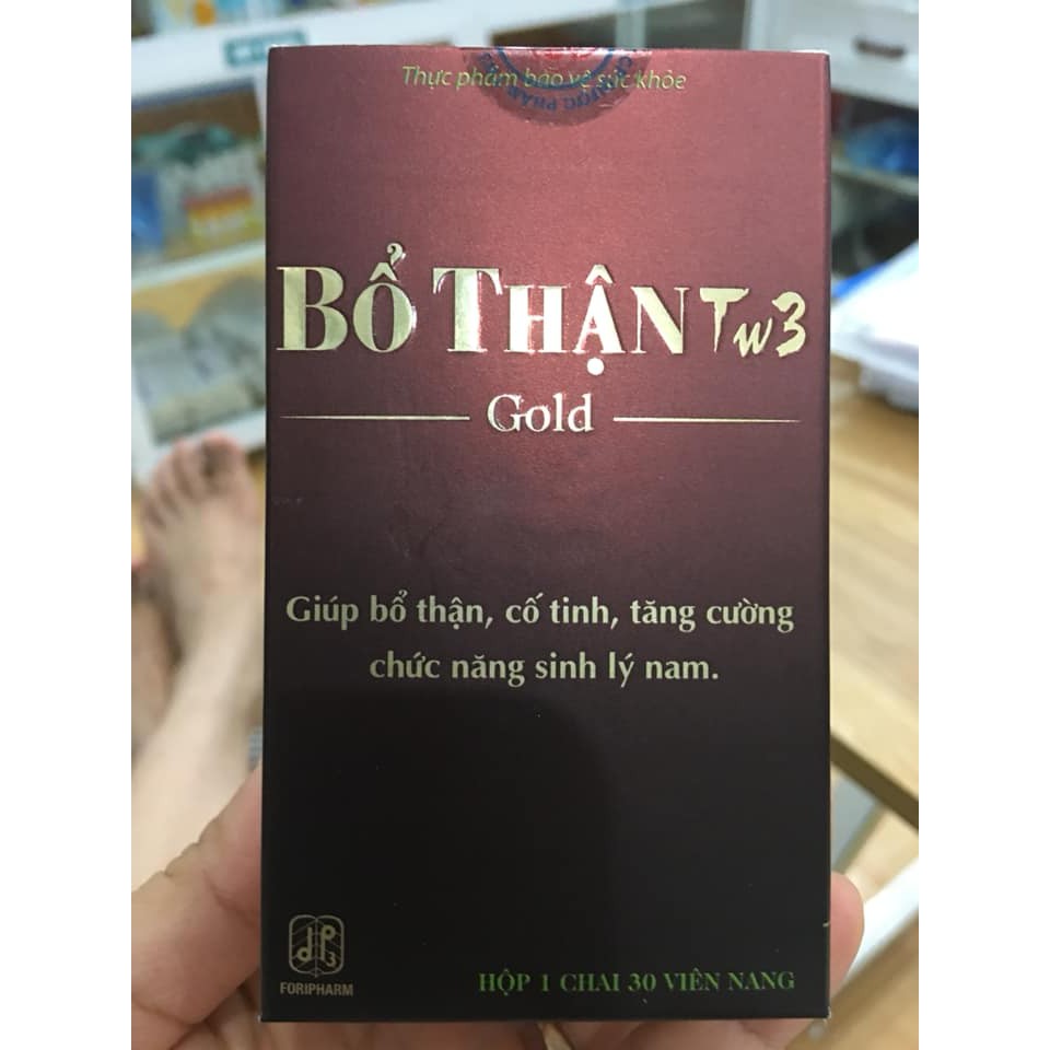 Bổ Thận TW3 Gold 30 viên – Giúp Tăng Cường Chức Năng Sinh Lí Nam Giới