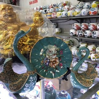 Thiên Nga decor và đĩa bày