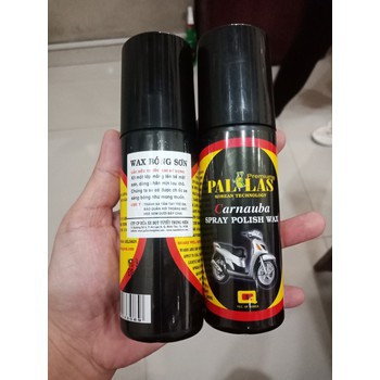 Chai xịt dưỡng bóng sơn xe máy Pallas Polish Wax 120ml