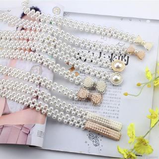 Thắt lưng co giãn đính ngọc trai cho nữ