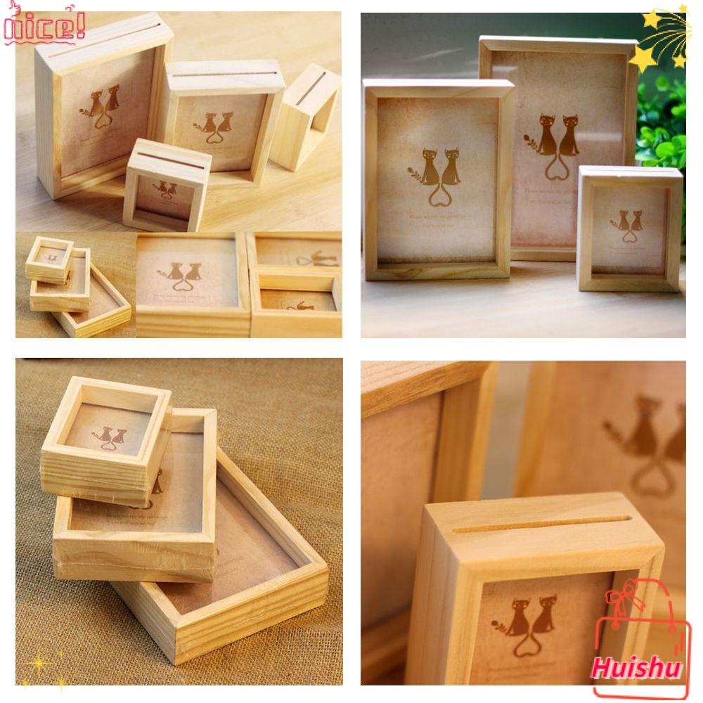 ✣Hs✣ Khung Ảnh Mini Thời Trang Bằng Gỗ