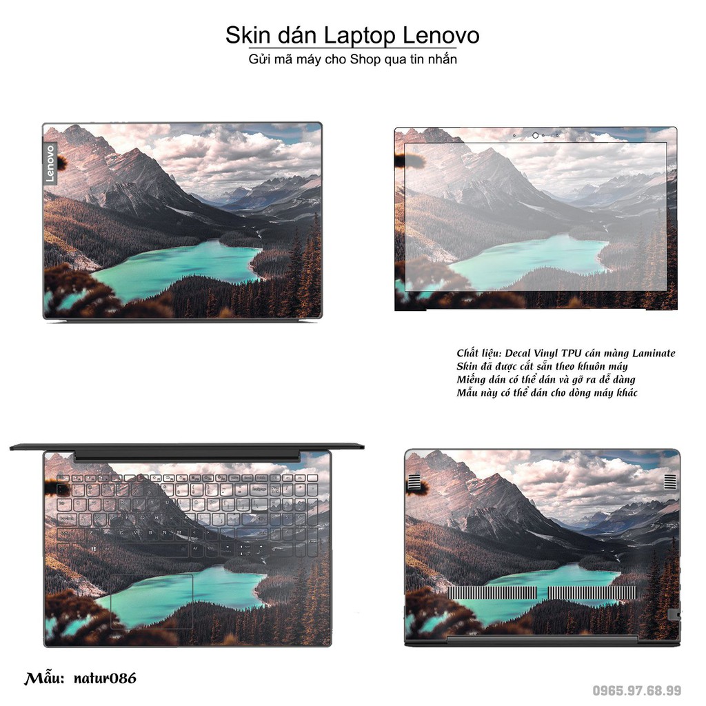 Skin dán Laptop Lenovo in hình thiên nhiên _nhiều mẫu 4 (inbox mã máy cho Shop)