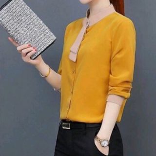 Áo sơ mi kiểu Hàn Quốc thắt cravat