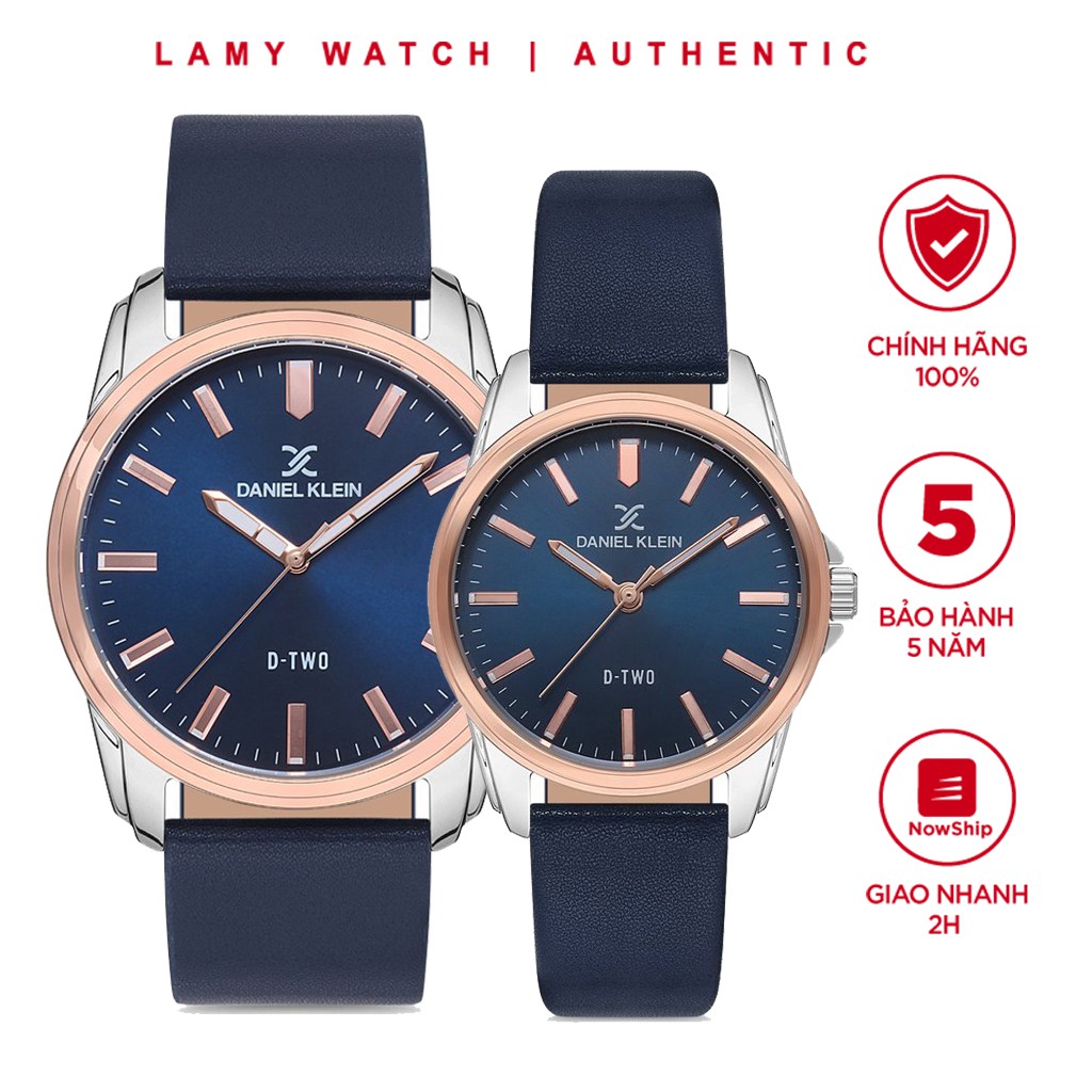 Đồng hồ Nam Nữ Daniel Klein D-TWO Blue DK6234-DK6263 - Lamy watch