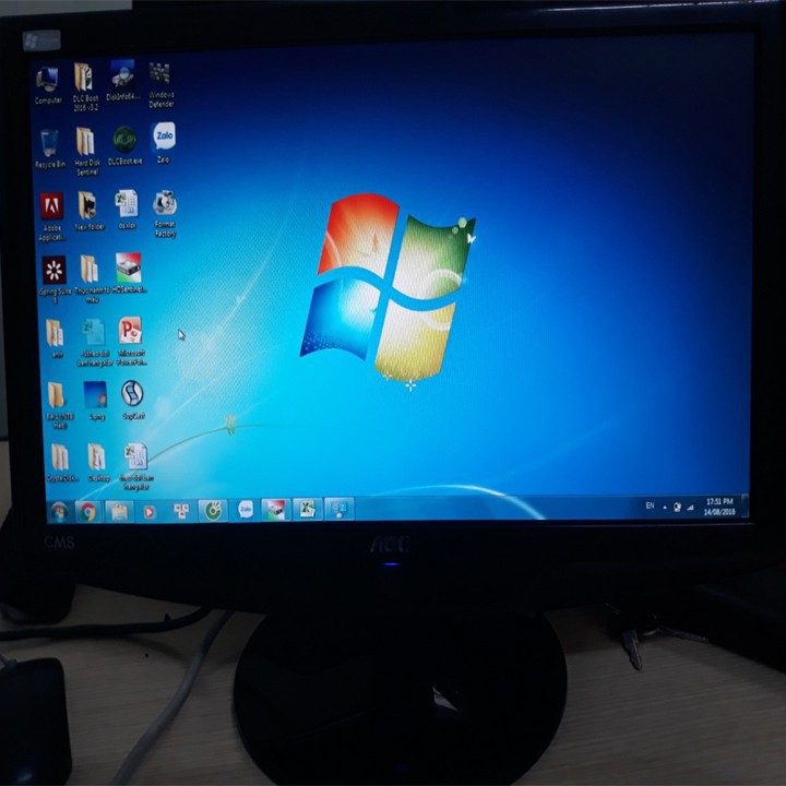 Màn hình máy tính AOC 19in cũ thanh lý văn phòng | BigBuy360 - bigbuy360.vn