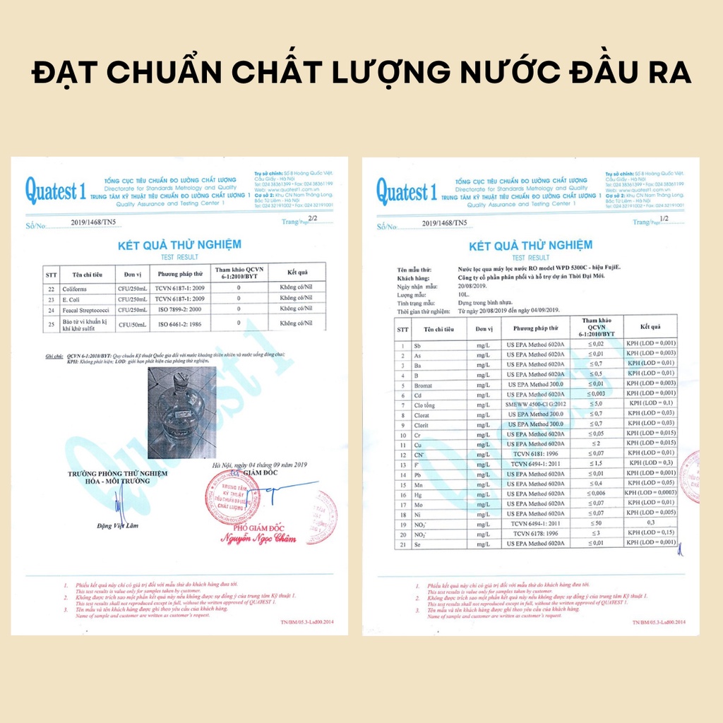 Máy Lọc Nước Nóng Lạnh Cao Cấp Fujie WPD5300C, màng lọc RO Hàn Quốc loại bỏ cặn bẩn, vi khuẩn, làm lạnh nhanh bằng block