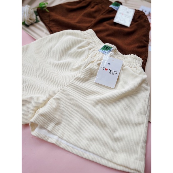 Quần Sooc Nhung Tăm ⚡️ Ảnh thật 100% ⚡️Chất Liệu Siêu Đẹp, Ống Rộng Lưng Cao , Lên Dáng Cực Xinh