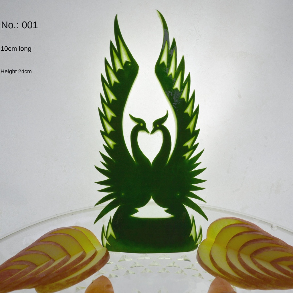 Khuôn Chạm Khắc Trái Cây Hình Trái Dưa Hấu Trang Trí Khách Sạn