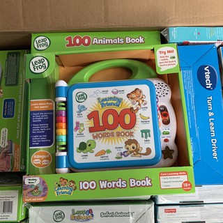 Đồ chơi quyển sách LeapFrog Learning Friends giới thiệu 100 từ tiếng Anh về động vật cho bé
