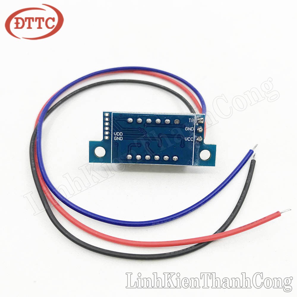 Đồng Hồ Đo Điện Áp DC 0-200V 0.36inch (Màu Đỏ)