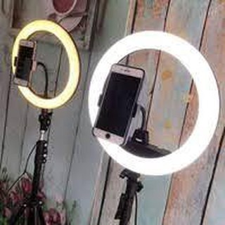 Giá đỡ điện thoại kèm LED 26cm Live Stream