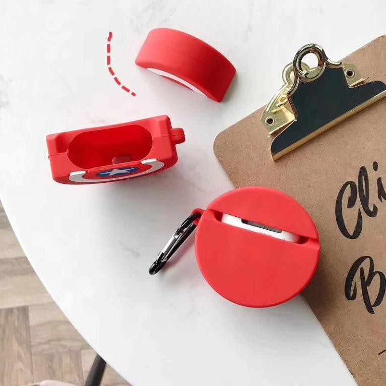 Vỏ Ốp Case , Bảo Vệ Bao Đựng Tai Nghe Không Dây 1/2, Camtain American-ZUMI STORE