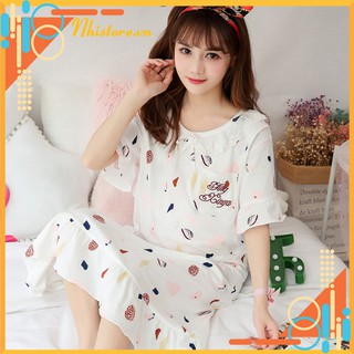 Đầm bầu váy bầu sau sinh cho bé bú