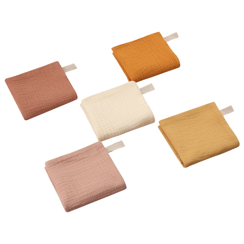Set 5 Khăn Tắm Cotton Mềm Mịn Cho Bé