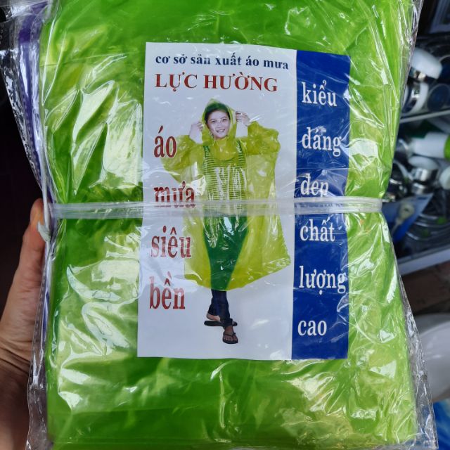 Áo mưa mặc 1 lần hàng dày đẹp