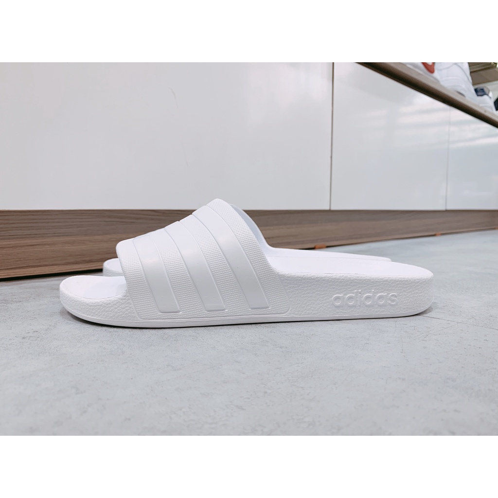 [CHÍNH HÃNG] DÉP ADILETTE AQUA SLIDE - ALL WHITE - Code: F35543