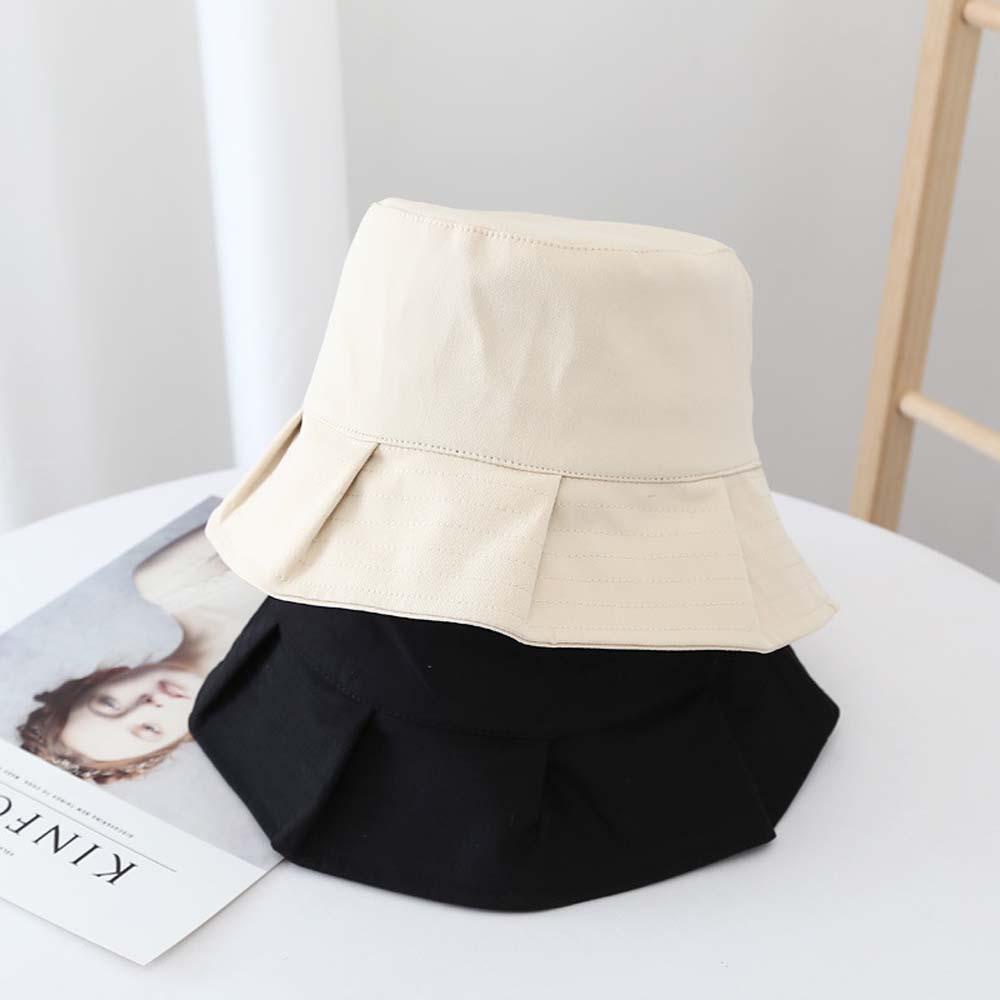 Nón Bucket Chất Liệu Cotton Màu Sắc Ngọt Ngào Thời Trang Mùa Hè