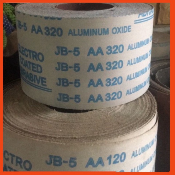 Giấy ráp vải mềm JB khổ 10cm sắc mịn giá 1m