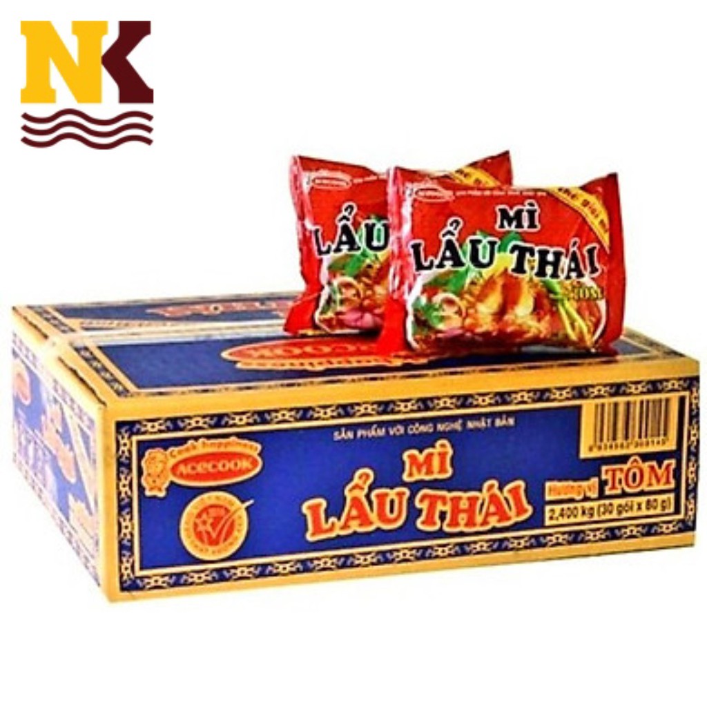 Mì lẩu thái hương vị tôm 81g x 30 gói