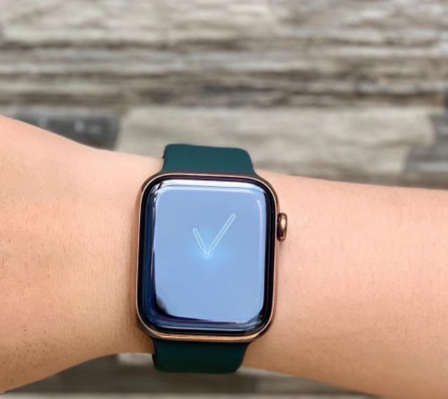 Dây silicon Apple Watch màu xanh rêu siêu hót chính hãng coteetci