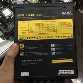 Nguồn máy tính Forza SAMA 750w, chuẩn 80 plus gold, bảo hành dài