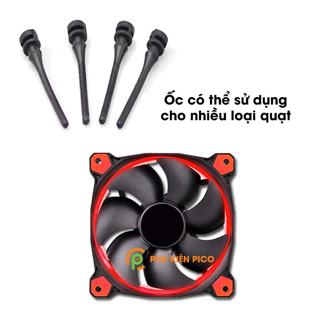 Ốc cao su gắn quạt máy tính - Ốc fan case cao su – Bộ 4 ốc