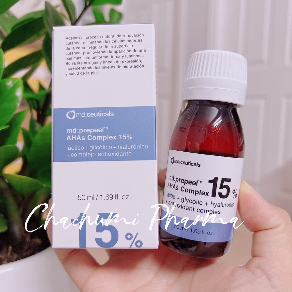 Thay da sinh học trắng da và căng bóng Md:ceuticals Md - AHAS Complex 15%