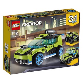 Sbb bộ lắp ráp xe đua động cơ tên lửa lego creator 31074