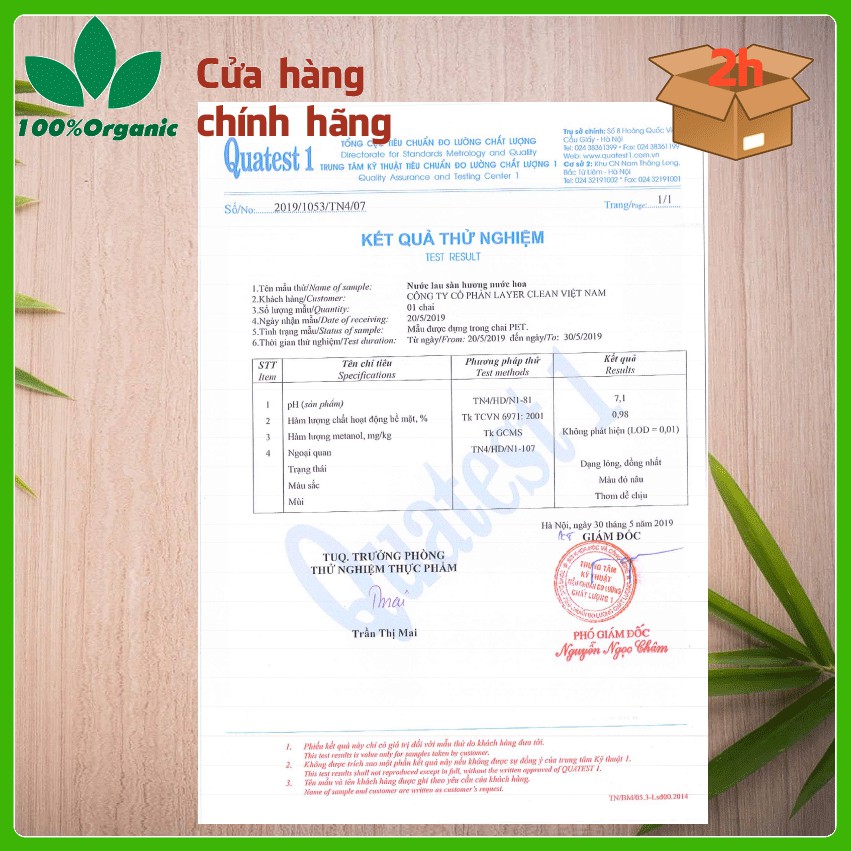 Nước lau sàn hữu cơ Layer Clean, Hương Quế/Nước Hoa/Gió Biển, Chai 1.25 Lít