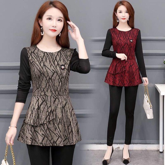 Áo nữ cao cấp dành cho người béo kiểu dáng gọn bụng QCNP1595