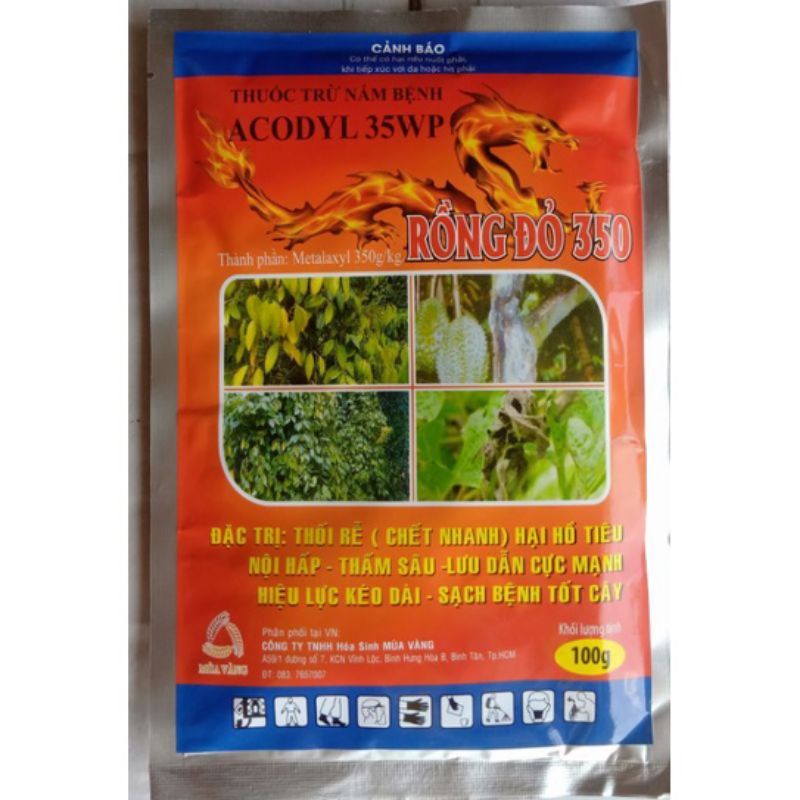 Thuốc Trị Bệnh Thối Nhũn, Xì Mủ, Thối Rễ Acodyl 35WP
