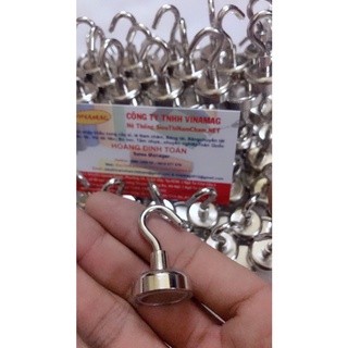 Móc treo nam châm,nam châm cứu hộ D20mm lực hút 3,5Kg