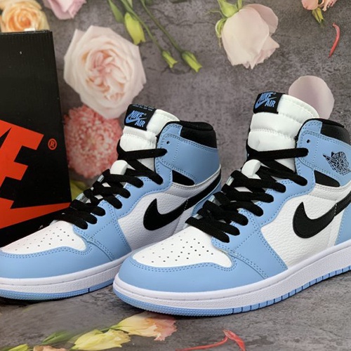 Giày Sneaker JD Cao Cổ, Giày JD1 xanh da trời baby cao cổ mới