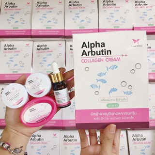 SET DƯỠNG DA ALPHA ARBUTIN COLLAGEN CREAM ( 4 MÓN ) - THÁI