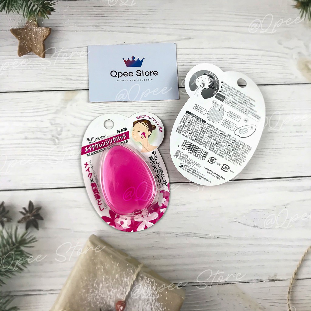 ✅ Miếng rửa mặt Silicon Seiwapro Loven Make Cleansing Pad Nhật Bản - QPEESTORE