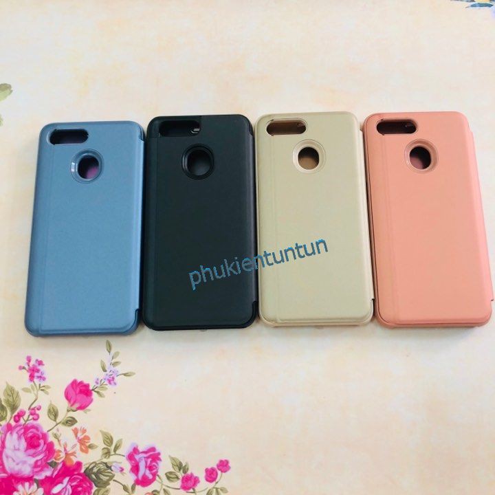 [Oppo A5s/Oppo A7 | Bao da clear view tráng gương