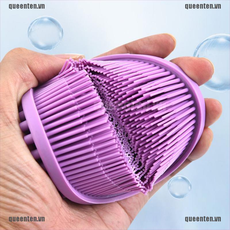 [Hàng mới về] Bàn chải tắm làm sạch da từ silicon mềm mại cho trẻ em tùy chọn màu sắc