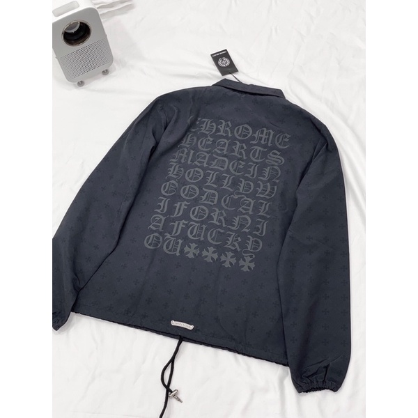 Áo khoác unisex logo Chrome Hearts chất liệu cao cấp thời trang phong cách