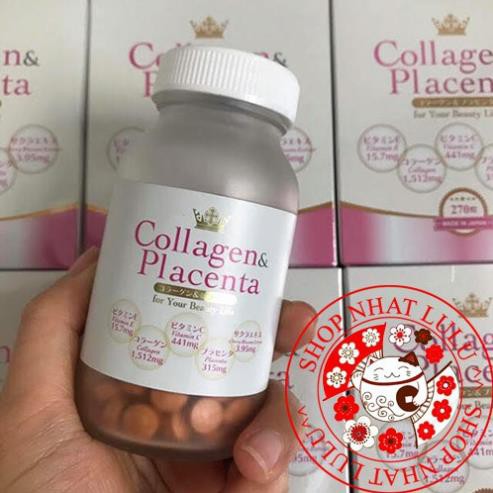 [Hàng chính hãng] Hộp Collagen Placenta 5 in 1- chuyên Hàng Nhật.