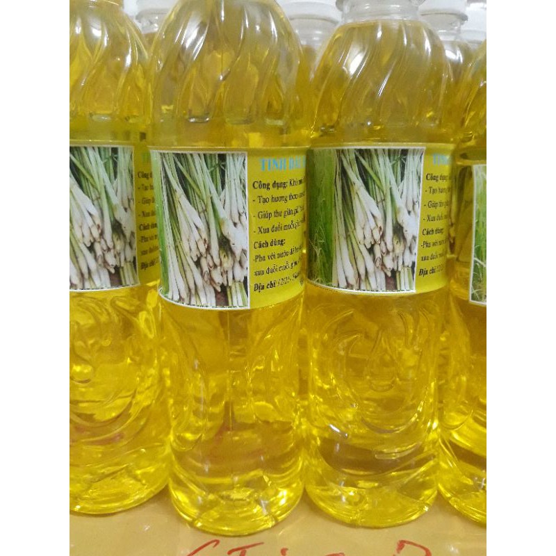 Tinh dầu sả nguyên chất 500ml đậm thơm