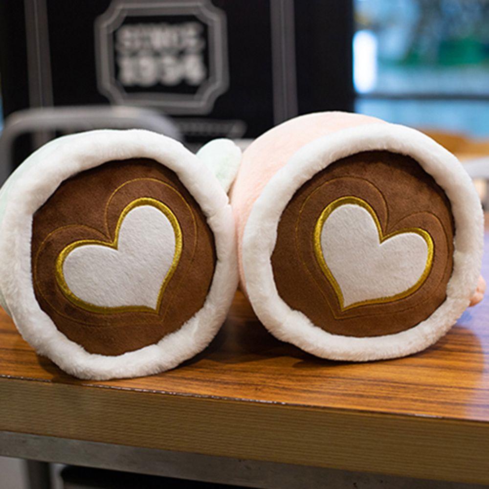 Ly Cà Phê Nhồi Bông Mềm Mại Dễ Thương Phong Cách Nhật Bản