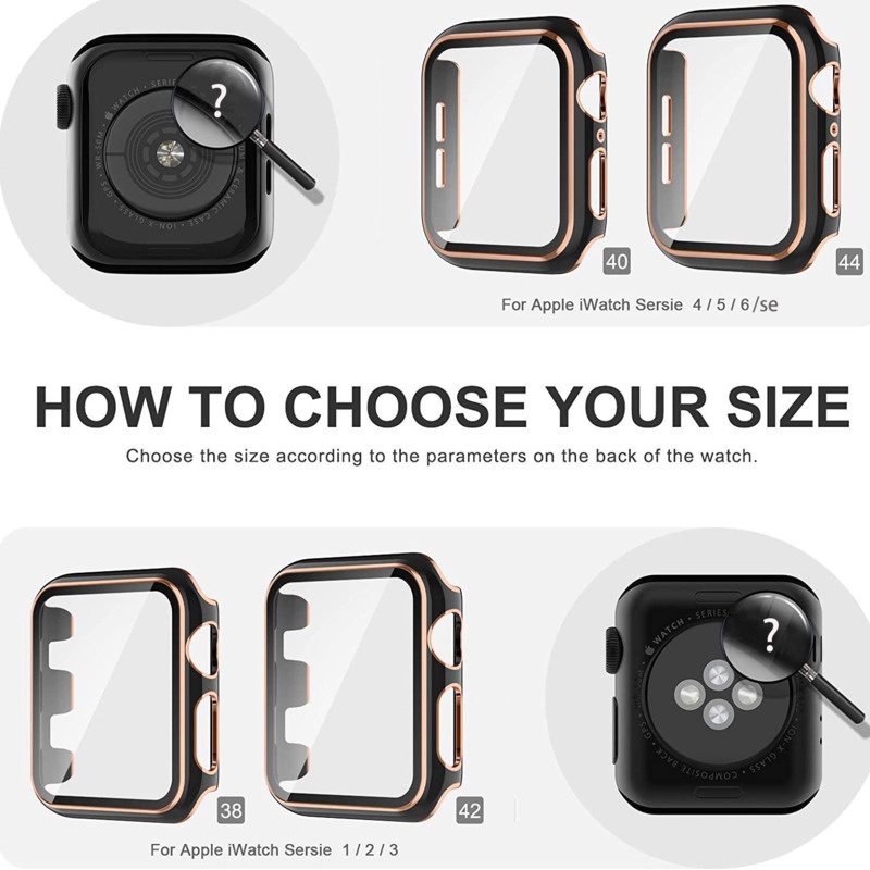 YIFILM Dây Đeo Thay Thế Bằng Thép Không Gỉ + Vỏ Bảo Vệ Cho Đồng Hồ Thông Minh Apple watch Series 6 SE 5 4 40mm 44mm 38mm 42mm 6 5 4
